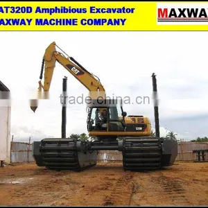 2015 NEW ! MAX250PU Amphibious Pontoon Undercarriage With Side Pontoon and Hydraulic Spud , Suitable to 24 to 27Ton Excavators thumbnail-3