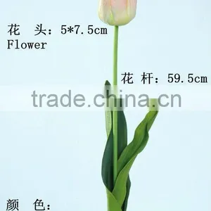 Artificial PU Flower Wedding Flower Real Touch Tulip thumbnail-1
