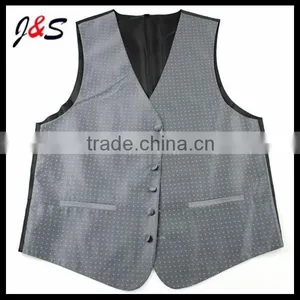 Fashion Mens Silk Woven Waistcoats With Silk Tie and Silk Bow Tie Pocket Square Set thumbnail-1