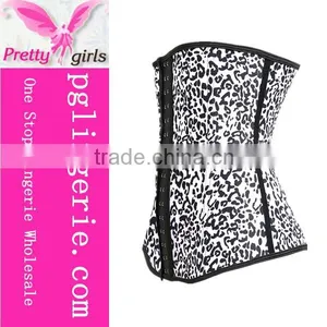 Classic Latex Waist Cincher and Leopard Print Latex Waist Trainer Corset thumbnail-4