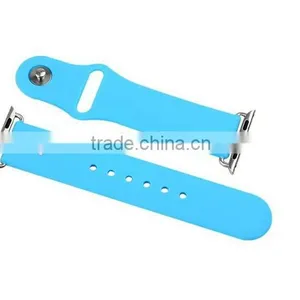 2016 Top Seller on Sport Wristband for Apple Watch Silicon Band Strap With Connector for Both 38MM and 42MM thumbnail-4
