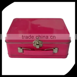 Wholesale Elegant Handbag Shaped Tin Box/handbag Samll Rectangular Custom Tin Lunch Box thumbnail-1