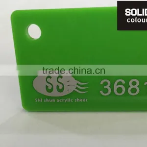 Perspex Extruded Acrylic Sheet Green 3mm 5mm thumbnail-1