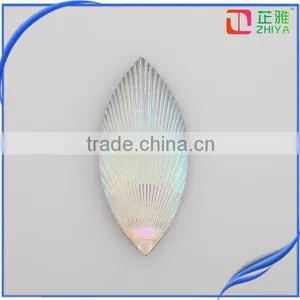 Sell Hot Horse Eye Shell Design AB Stone Without Holes Resin Stone thumbnail-2