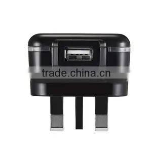 5V 2.4A High Light PC Travel Adapter With CE/BS thumbnail-2
