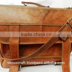 Real Leather Weekend Bag/luggage Bag for Men thumbnail-2