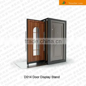 D014 Showroom Wooden Doors Metal Rack thumbnail-1