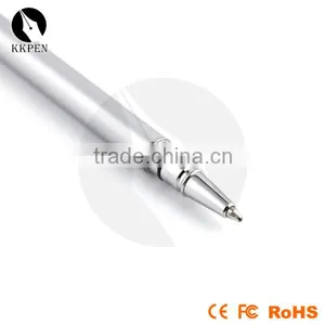 KKPEN Stylus Pen Metal Siver Fashionable 2 in 1 Ball Pen With Swinging Ring thumbnail-6