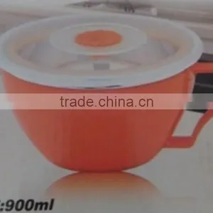 Stainless Steel Mixing Bowl/Plastic Bowl With Handle thumbnail-1