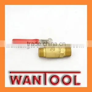 2pc Male Thread Brass Ball Valve,ball Cock Valve Lever Handle thumbnail-1