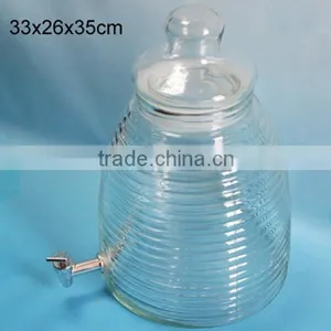 12L Glass Drink Dispenser With Tap thumbnail-2