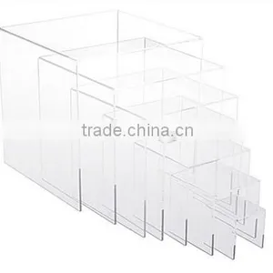 Acrylic Risers, Set of 7 Different Sizes - Clear thumbnail-1