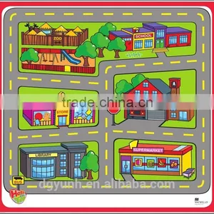 PEVA Printed Cartoon Design Table Pad/floor Mats/grass Mats/plants Mats thumbnail-4