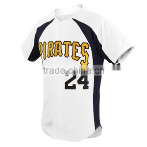 v Neck Baseball Jerseys Cheap Wholesale Plain Baseball Jersey thumbnail-1