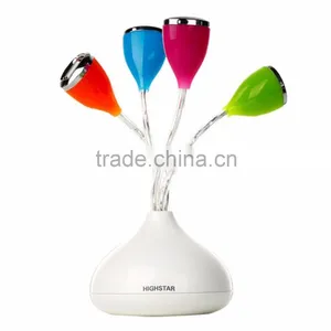 Fancy Design Colorful Vase Shape 4 Ports USB Hub Charger thumbnail-1