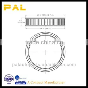10" Performance Replacement Air Filter Element thumbnail-1