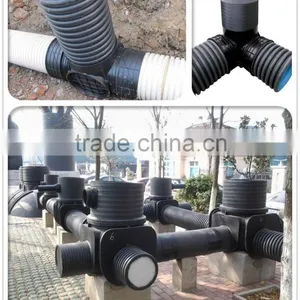 Factory Price HDPE Inspection Chamber Union Tee Elbow for Drainage System thumbnail-1