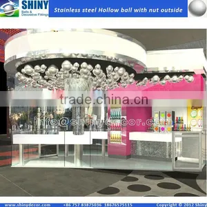 Stainless Steel Hollow Ball With Nut thumbnail-1