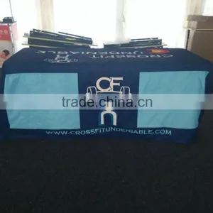 Customized Size Digital Printing Draped Table Cloth Advertising thumbnail-2