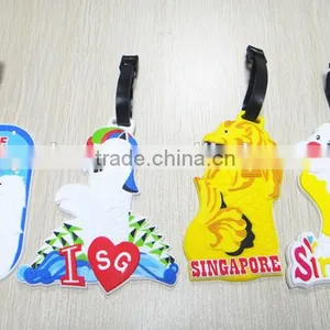 Soft Pvc Luggage Tag/bussiness Card Size Luggage Tag/luggage Tag Loop Strap thumbnail-2