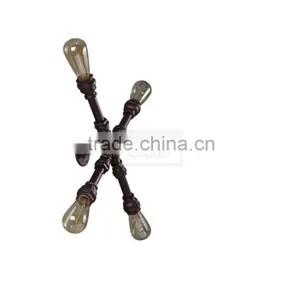 Industrial Metal Pipe Loft Wall Lamp Filament Wall Sconce Wall Mount thumbnail-3