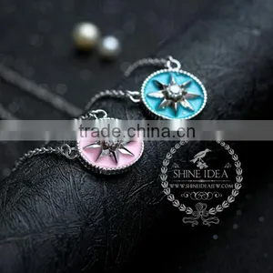 925 Sterling Silver Glue Sea Star Necklace Fashion Women Necklace Jewelry Supplies 6360480 thumbnail-2