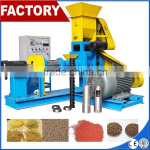 Fish Feed Machinery, Fish Feed Making Mill Extruder Machine, Floating Fish Feed Pellet Machine thumbnail-1