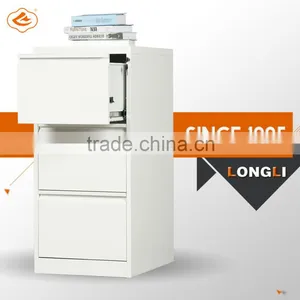 Vertical 3 Drawer Steel Filing Cabinet for File Storage in Office thumbnail-6