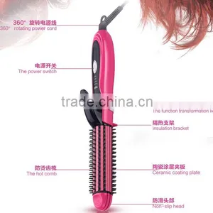 Fast Hair Straightener Brush Heating on Backside Totally New Feature thumbnail-5