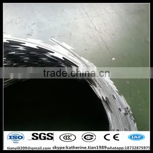 450mm Coil Diameter Concertina Razor Barbed Wire thumbnail-1