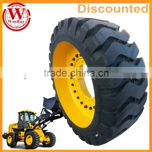High Quality Solid 17.5 25 20.5 25 Front Wheel Loader Otr Tires for Sale thumbnail-1