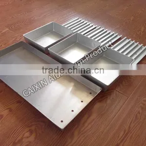 Aluminum Rectangle Pan for Seafood Fast Chilled Processing thumbnail-2