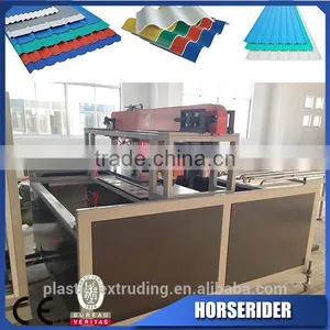 Good Market Pvc+ASA/PMMA Plastic Roof Tile Sheet Plate Making Machine thumbnail-1