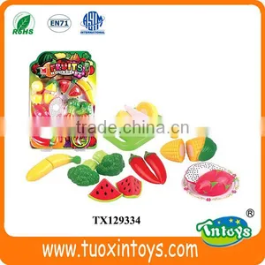 13 Pcs Cutting Plastic Vegetables and Fruits Toys thumbnail-2