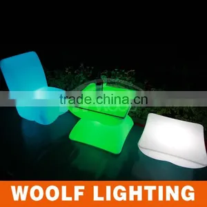 Plastic Modern LED Furniture Lighting Glow Sofa thumbnail-5