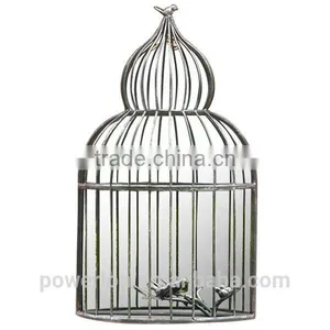 POWERLON Black Ornate Garden Iron Window Mirror Outdoor Furniture thumbnail-2