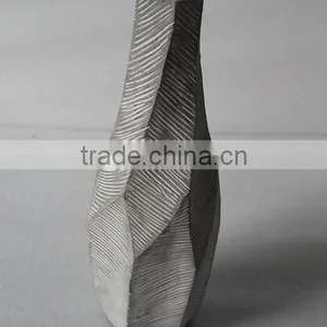 Cheap White Garden Concrete Plant Pots Flower Vase thumbnail-4