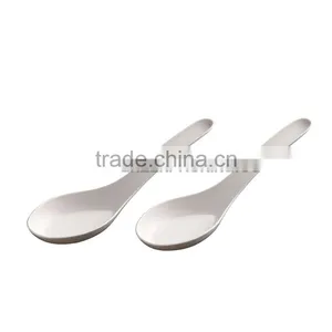 Compostable PLA Spoons Chinese Spoon 104mm Long thumbnail-1