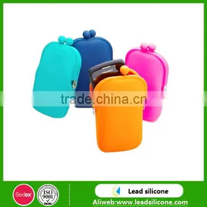 Candy Color Silicone Coin Purse, Silicone Pen Bag,Cosmetic Bags thumbnail-3