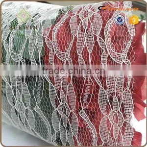 Ivory Color Flower Wrap Mesh Decor Roll thumbnail-1