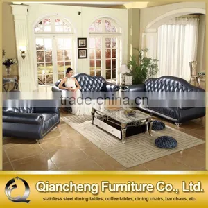 New Model Marble Top Coffee Table Set thumbnail-5