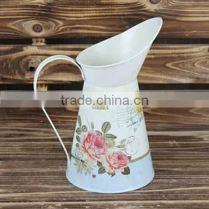 2015 Paper Decal Metal Rose Design Jug Made in China Wholesale thumbnail-1