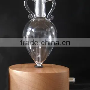 Elegant Wooden and Glass LED Aroma Diffuser Nebulization Essential Oil Diffuser thumbnail-1