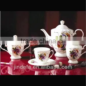 Porcelain/ceramic Tea Set 24pcs /17pcs/ 15pcs/12pcs thumbnail-1