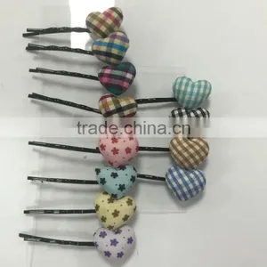 Beautifull Fancy Women Hair Accessories Kids Snap Pin Heart Shape Hair Clips thumbnail-1