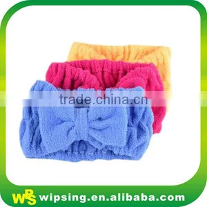High Quality Terry Cloth Headband With Flower thumbnail-1