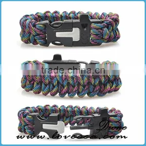 Emergency Paracord 550 Bracelet Parachute Cord Bracelet for Survival thumbnail-2