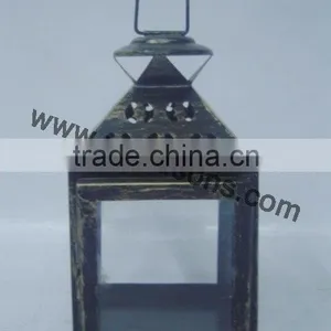 Colorful Windproof Lightweight Metal Candle Lantern thumbnail-4