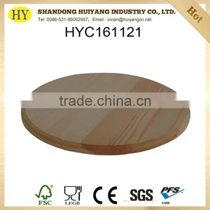 FSC Round Shape Wooden Cutting Board for KID Painting DIY thumbnail-2
