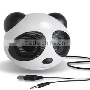 New Gadget Cheap Price Factory Fancy Panda Shaped USB Mini Speaker thumbnail-6